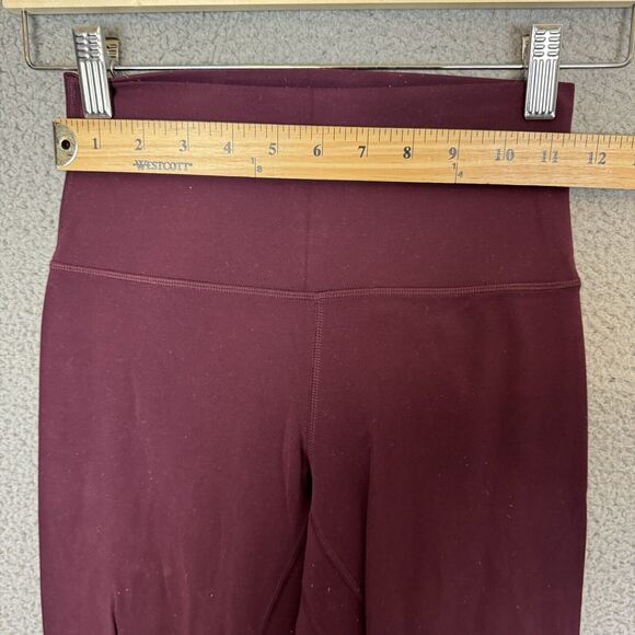 Lululemon Align High-Rise Crop 20” Maroon Leggings Size 4 - Picture 7 of 10